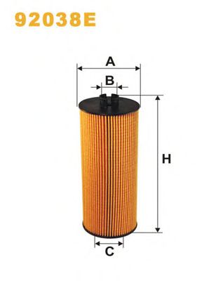 WIX FILTERS 92038e -  Фильтр масляный двигателя